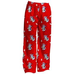 NEW Men's Bluey Fleece Pajama Pants - Red XXL